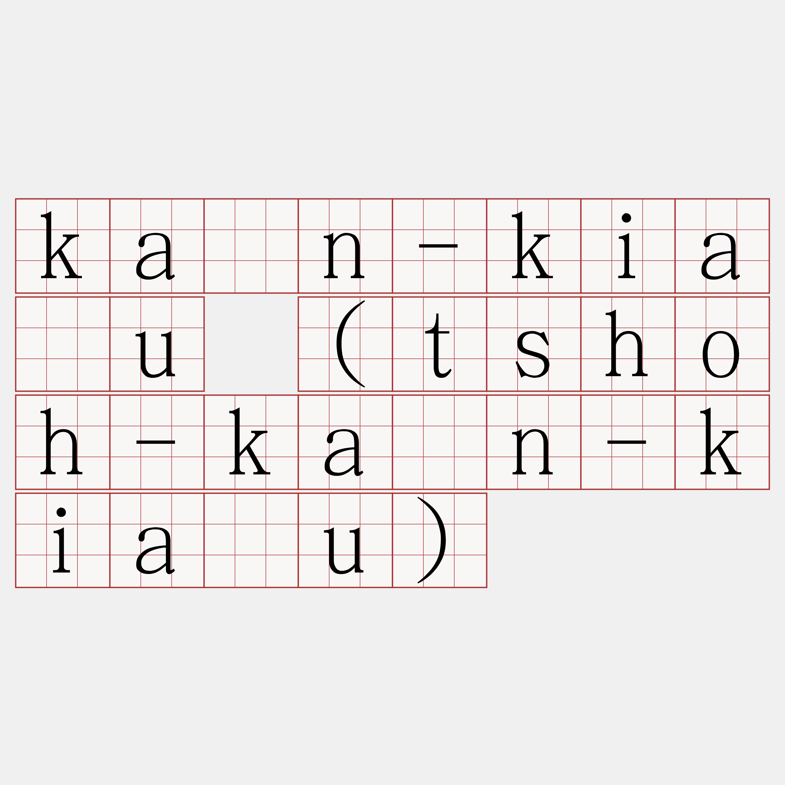 kàn-kiāu (tshoh-kàn-kiāu)